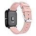 Replacement Strap for Huami Amazfit Bip Youth Watch Band Silicone Soft Wrist Band Bracelet for Xiaomi Huami Smart Watch Accessories Wirstband (Light Pink)