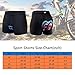 KUYOU 4D Padded Cycling Shorts Men Women, Breathable Bicycle Bike Shorts Underwear