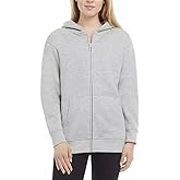Danskin Women's Ultra Cozy Fleece Full Zip Hooded Jacket