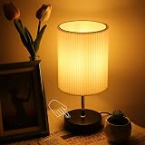 HSLighting Bedside Lamp Touch Control 3-Way Dimmable LED Black view 8