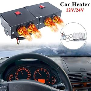 Auto Heater – SUNWAN 12V 500W Auto Heater Kit High Power Snelle Verwarming Ventilator Ontdooi Defogger Voor Automobiel…