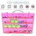 Cabbage Patch Case, Toy Storage Carrying Box. Figures Playset Organizer. Accessories For Kids by LMB