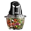 Russell-Hobbs-24662-Desire-Mini-Chopper-Vegetable-and-Onion-Chopper-500-ml-Capacity-Glass-Bowl-Matte-Black-200-W Russell Hobbs 24662 Desire Mini Chopper, Vegetable and Onion Chopper, 500 ml Capacity Glass Bowl, Matte Black, 200 W