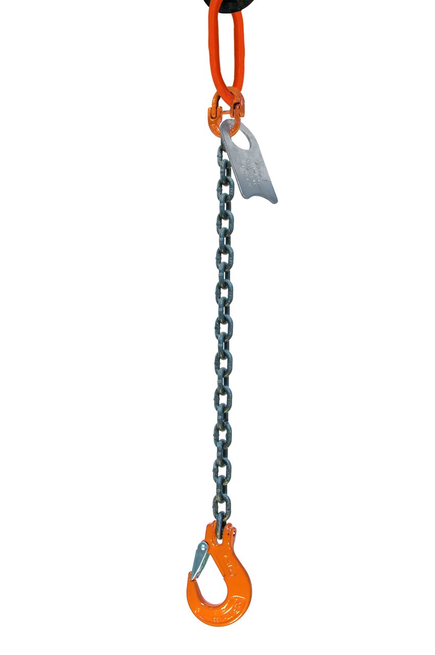 Grade 100 5/16 x 6 Single Leg with Grab Hook and Adjuster Chain Sling