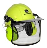 3M John Deere 93123 High Visibility Forestry and Chain Saw Helmet