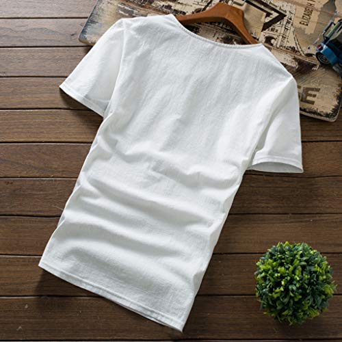 image for Jinjiums Mens 2 Piece Outfits Men's 2 Piece Outfits, Fashion Linen Sho