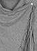 Ezcosplay Chic Long Sleeve Solid Asymmetric Hem Tassel Shirt Tops for Women