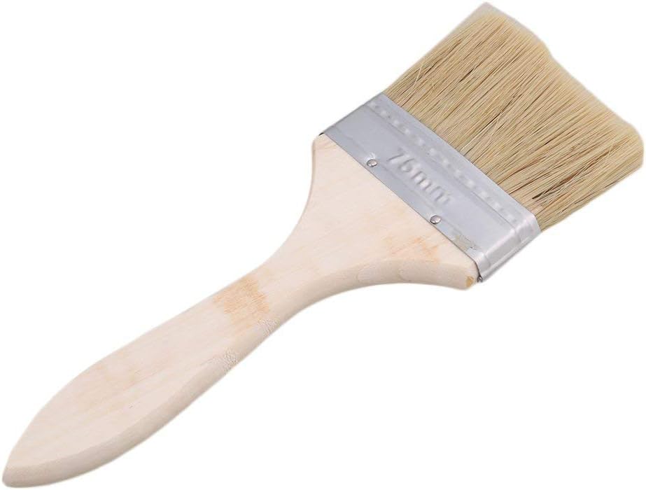 20PCS Paint and Chip Paint Brushes 3Inch for Paint Stains, Varnishes, Glues, and Gesso (wood handle) - Image 3