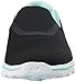 Skechers Performance Women's Go Walk 3 Strike Walking Slip-On Shoe, Black/Aqua, 9 M US