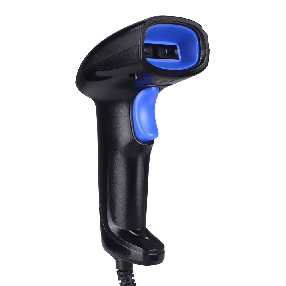 RGBS Handheld USB Wired Barcode Scanner 1D 2D Barcode Scanner QR Code Reader for PC Wins Computer MAC Laptop