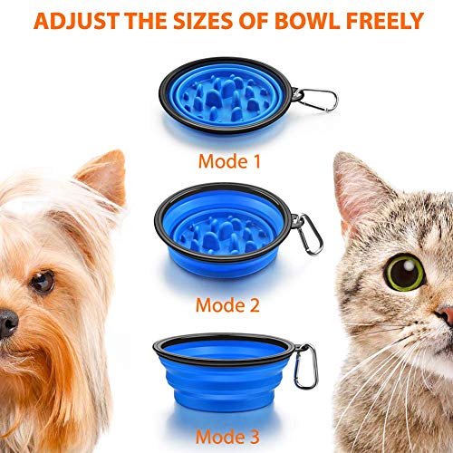 Collapsible Dog Bowl, Collapsible Dog Water Bowls, Portable Pet Feeding