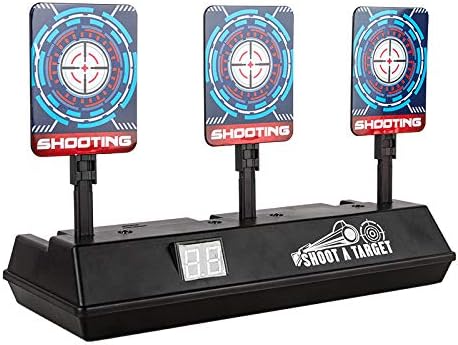 IWang Electric Shooting Targets Auto Reset for Nerf Guns Toy Gift for Kids