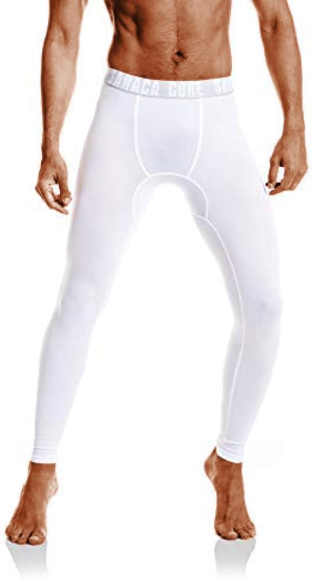 saraca core Men's Compression Pants Athletic Tights Workout Leggings Running Base Layers : Clothing