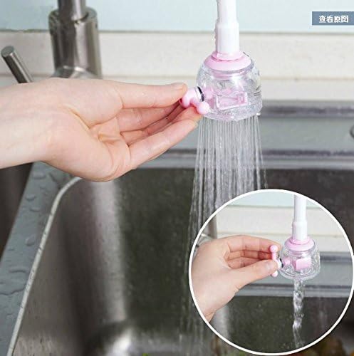 Maifeini Kitchen faucet extension Shower water saving device can rotate splash head tap water filter Valve Saver