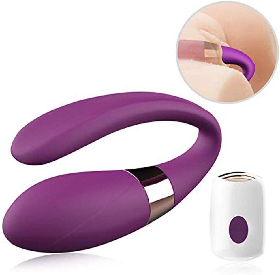JiaoPo 7 Frequency U-Shape Couple Love Stimulation Promote Toys ，Sport Tool Rechargeable Silicone Couples-C01