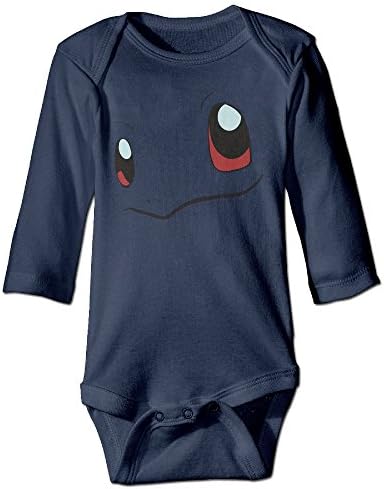Squirtle 007 Unisex Baby Infant Long Sleeve Bodysuits Onesies In 3 Colors
