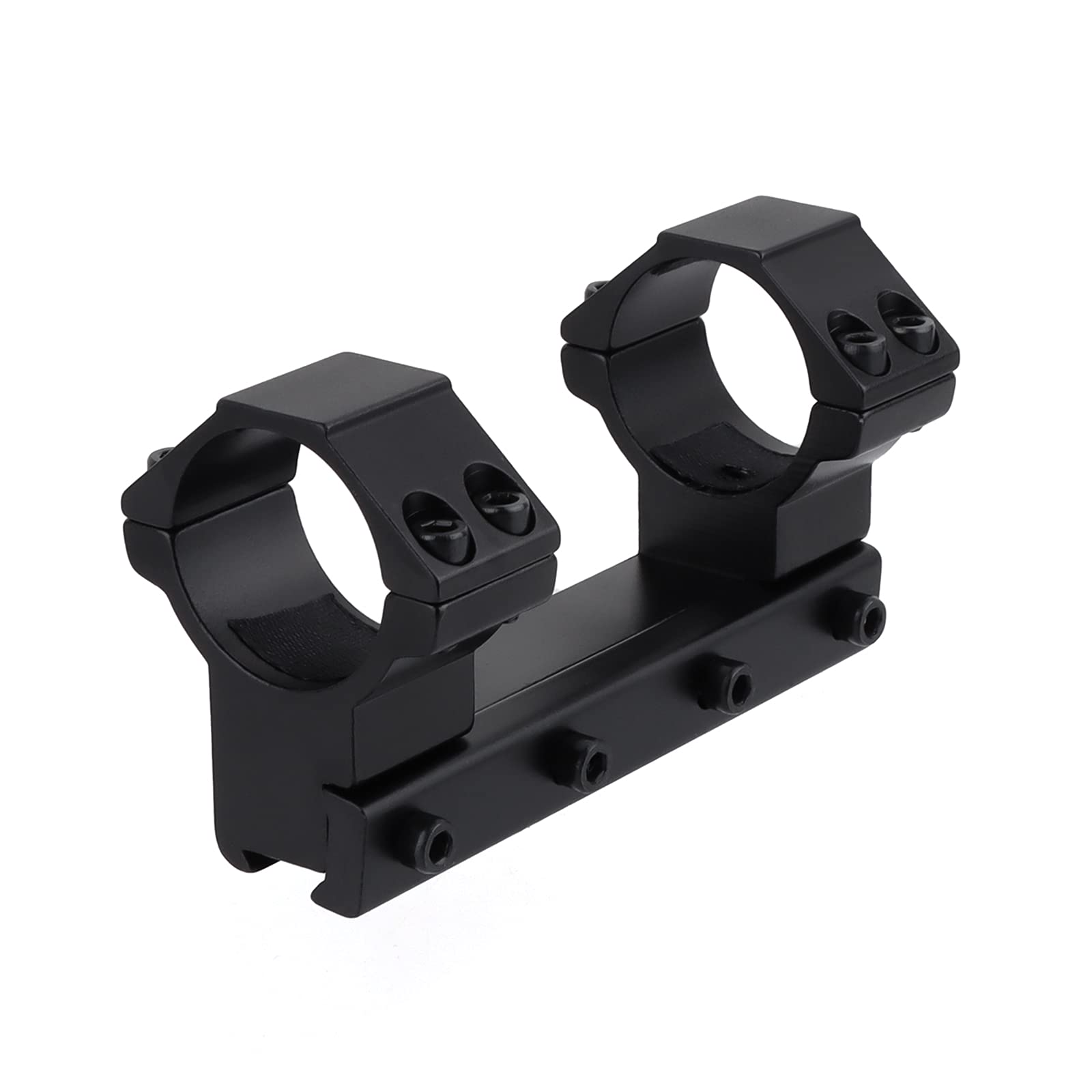 FOCUHUNTER High Profile 30mm Aluminum Mounting Rings 11mm Weaver/Picatinny Mount Rings Adapter for Outdoor Sports