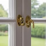 SISI UK Brass Cabin Hook & Eye 2 Inch Silent Door Catch with Screws view 4