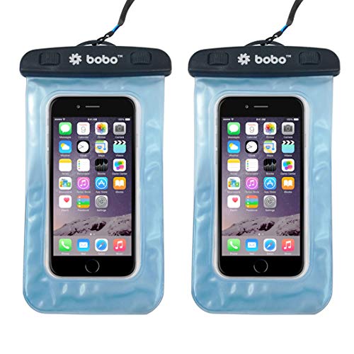 BOBO Universal Waterproof Pouch Cellphone Dry Bag Case for iPhone Xs Max XR XS X 8 7 6S 6 Plus, Samsung Galaxy S9 S8 + N