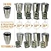 The Berg Stainless Steel 30 oz Tumbler – Includes BPA Free Slide Lock Lid Upgrade & TWO Stainless Steel Reusable Straws With Cleaning Brush