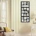 Adeco [PF0245] Decorative Black Wood Wall Hanging Collage Picture Photo Frame, 21 Openings, 4x6 inches