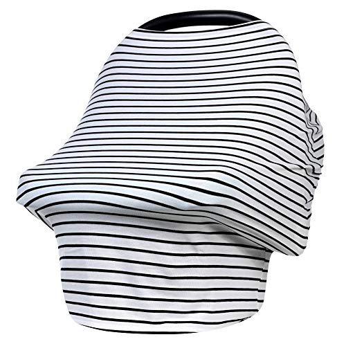 Nursing Breastfeeding Cover, Metplus Car Seat Covers for Babies Infant Carseat Canopy Baby Breast Feeding Cover Ups, All-in-1 for Stroller Shopping Cart Highchair Mom Infinity Scarf