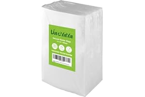 VacYaYa 100 Gallon Szie 11 x 16 Inch Freezer Food Vacuum Sealer Storage Bags Size,Vac Seal a Meal Bags with BPA Free and Heavy Duty Sous Vide Vaccume Safe PreCut Bag