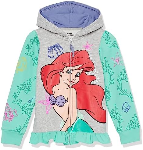 Amazon.com: Disney Ariel Zip Hoodie for Girls – The Little Mermaid