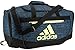 adidas Women's Defender III small duffel Bag, Bright Cyan Subdued/Black/Frozen Yellow, One Size