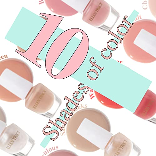 Ellen Tracy Nail Polish Set Fingernail Polish for Women and Girls, 10