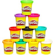 Play-Doh Modeling Compound 10-Pack Case of Colors, Non-Toxic, Assorted Colors, 2-Ounce Cans, Ages 2 and up, (Amazon Exclusive)