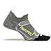Feetures! - Elite Merino+ Ultra Light - No Show Tab - Gray/Reflector - Size Small - Athletic Running Socks