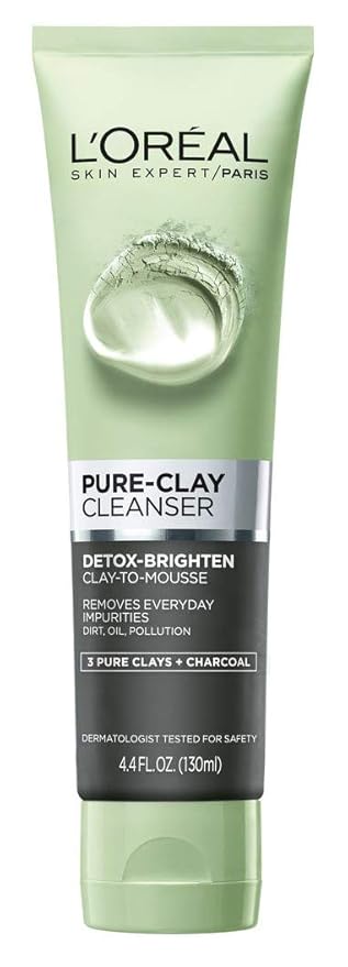 loreal face wash pure clay