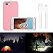 Wellerly iPhone 7 Plus Case, iPhone 8 Plus Case, LED Illuminated Selfie Light Cell Phone Case Cover [Rechargeable] Light Up Luminous Selfie Flashlight Case for iPhone 7/8 Plus 5.5inch (Pink)