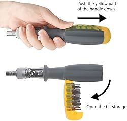 KER 11 in 1 Ratcheting Multitool Screwdriver