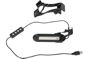 Aquarium LED Light Full Spectrum High Brightness Fish Tank Clip On Light for Saltwater Freshwater Tanks 20 35cm ABS Material 