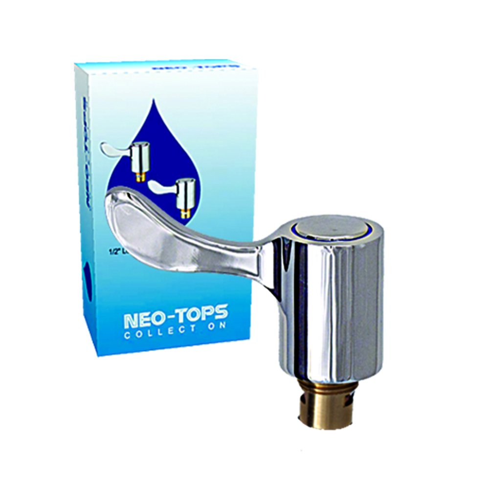 Lever Head Chrome Plated Tap Conversion Kit, Silver, 0.5-Inch