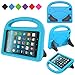 MENZO Kids Case for All-New Fire 7 Tablet (9th Generation - 2019 Release), Light Weight Shockproof Handle Stand Kids Friendly Case for Amazon Fire 7 2019 & 2017 (7