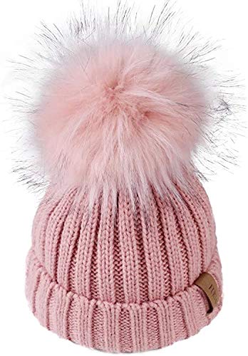 pink womens winter hat