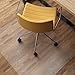 SLYPNOS Chair Mat for Hard Floors, Transparent Hard Floor Protector with Non-Studded Bottom, BPA and Phthalate Free, 48x 30 Inches Rectangular