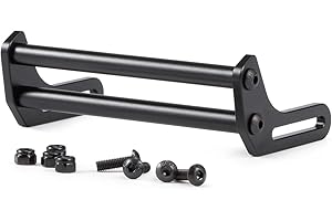 RXZIXYL Ultra Simple LCG Bumper Aluminum Alloy Front Bumper Bull Bars for 1/10 RC Crawler Gspeed SCX10 Dodge Power Wagon FJ40 Body