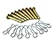 10 pcs Shear Pins + 10 pcs Cotters Pins for 738-04124A Cub Cadet MTD Troy Bilt 714-04040 738-04124 Snowblowers Replacement .25