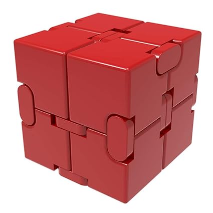 Alician Unlimited Cube Aluminum Alloy Reduced Pressure Pocket Toy Colorful