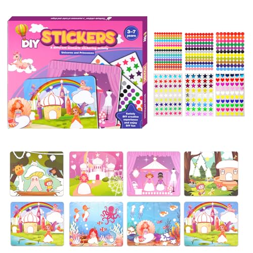 4pcs Princess(Double-side Design)