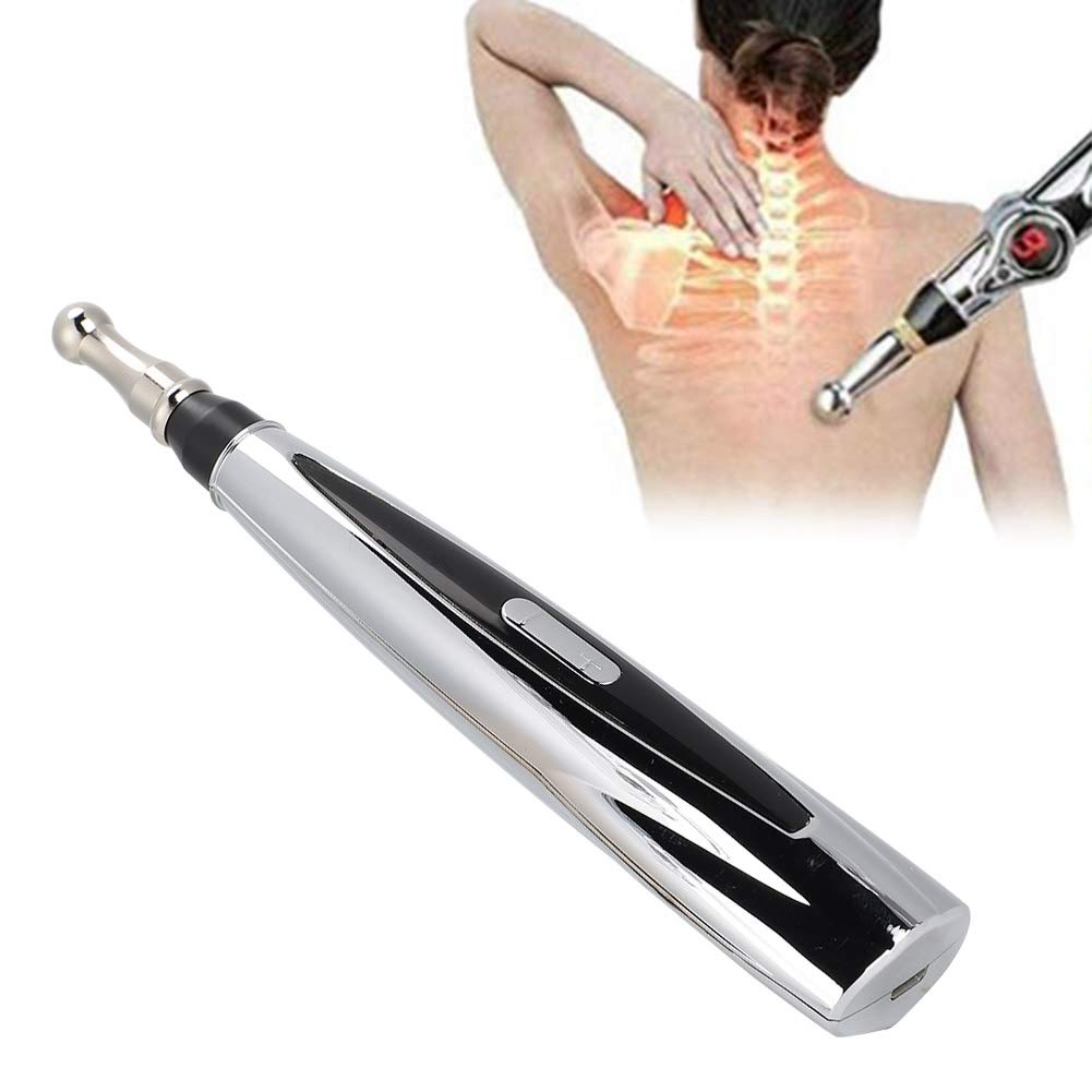 Acupuncture Massage Pen, Pain Relief Therapy Electric Meridian Energy Body Massager, Relief Pain Tools
