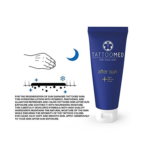 TattooMed-After-Sun-Cream-Lotion-For-Moisturizing-Sensitive-and-Sun-Damaged-Tattooed-Skin-1-x-100ml TattooMed After Sun - Cream Lotion For Moisturizing Sensitive and Sun Damaged Tattooed Skin - (1 x 100ml)