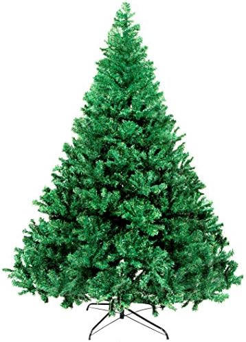 Baabyoo Artificial Christmas Trees Holly Trees Pine Trees Home Kitchen Seasonal Décor Trees Artificial Trees Spruce Hinged Trees with Christmas Ornaments