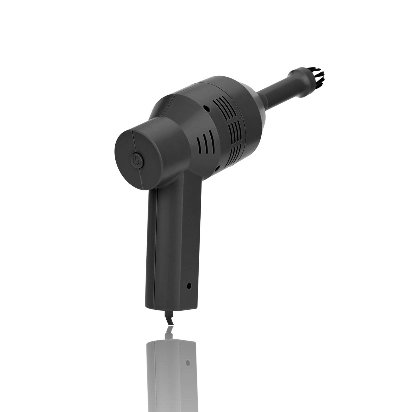 Sutinna USB Keyboard Vacuum Cleaner, Mini Portable Handheld Computer Keyboard Vacuum Cleaner for Cleaning Dust,Hair,Crumbs,Eraser Scrap,Cigarette Ash(Black)