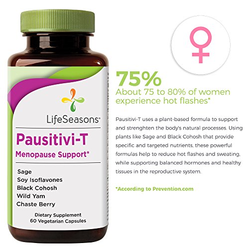 PausitiviT Natural Menopause Relief Supplement Support Hot Flashes, Night Sweats, Hormone