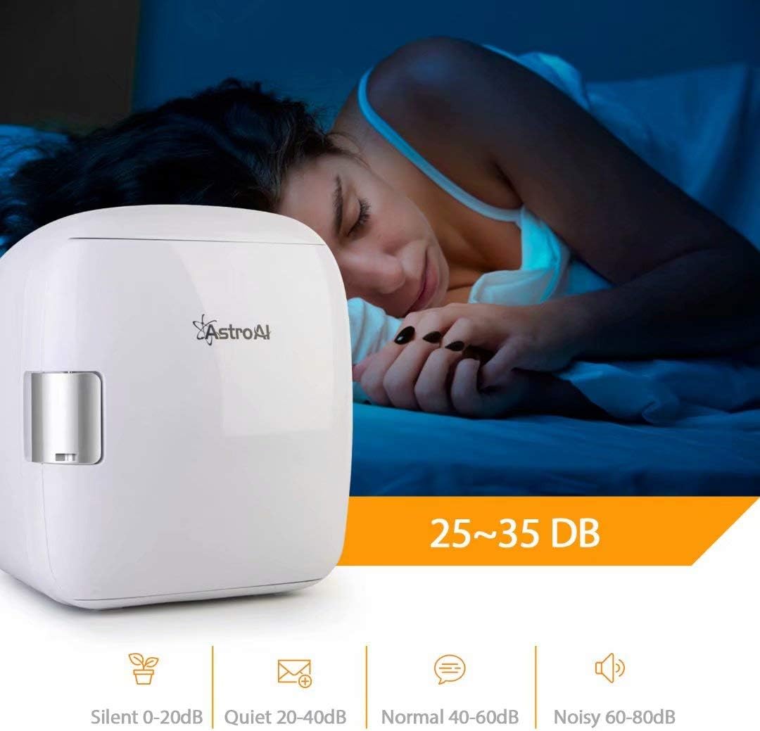 AstroAI Mini Fridge 9 Liter/12 Can Portable Electric Cooler and Warmer AC/DC for Bedroom, Food, Skincare, Breast Milk, Medications, Home Office and Travel: Automotive